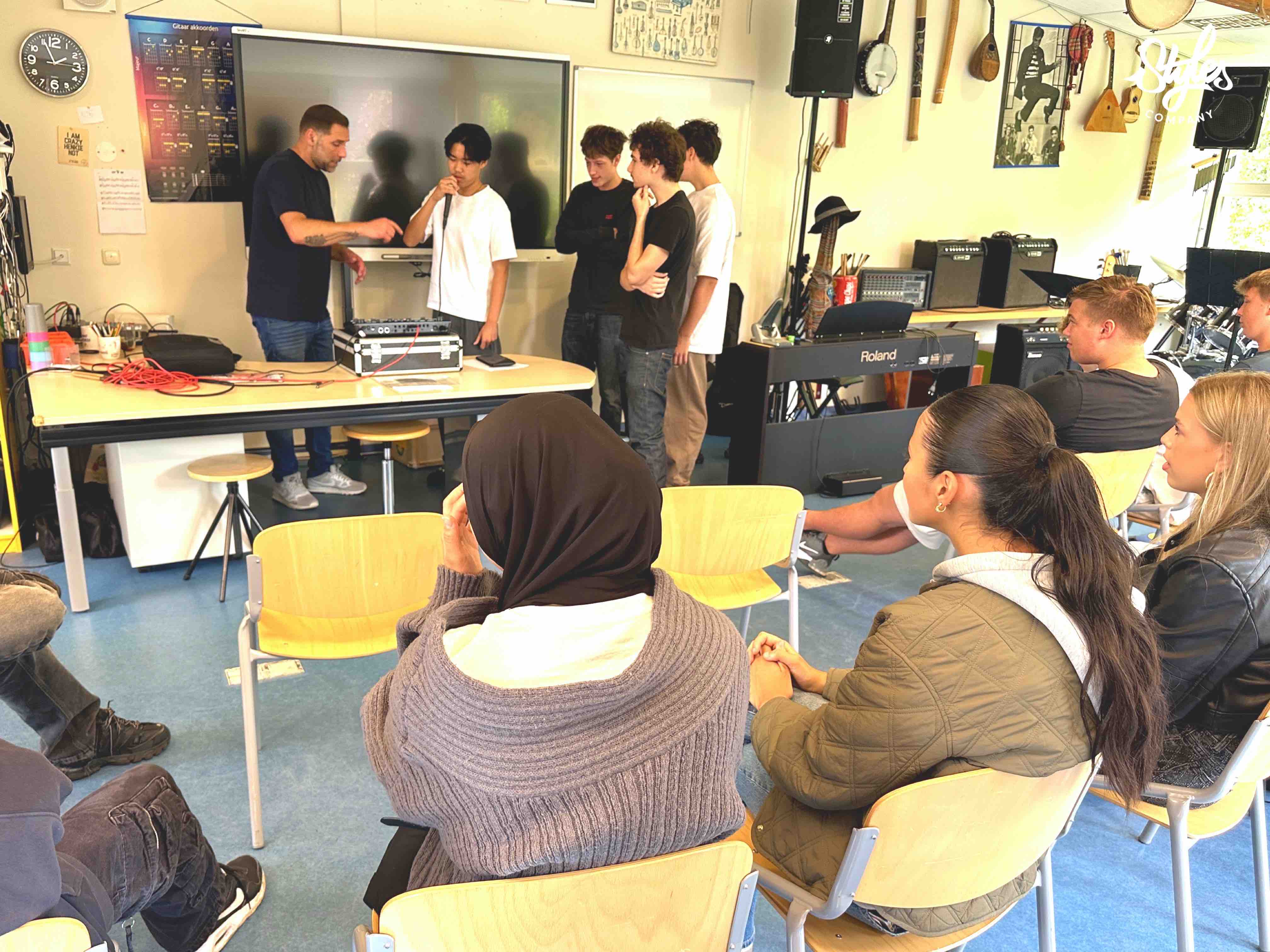 kunstonderwijs CJP CKV Project Johan de Witt College door Styles Company