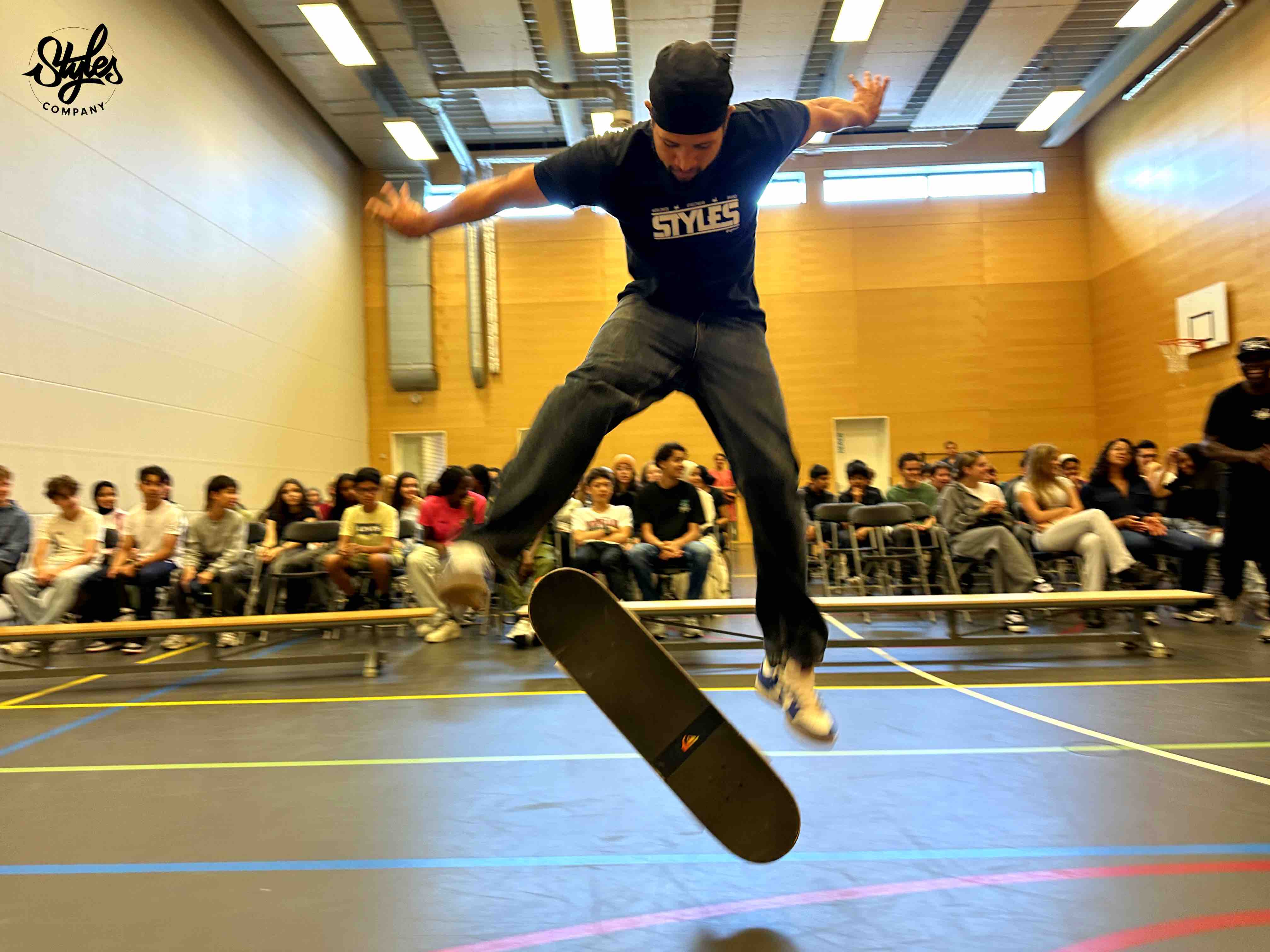 Skateboard workshops, CJP, CKV URBAN ARTS Project MARIS COLLEGE door Styles Company