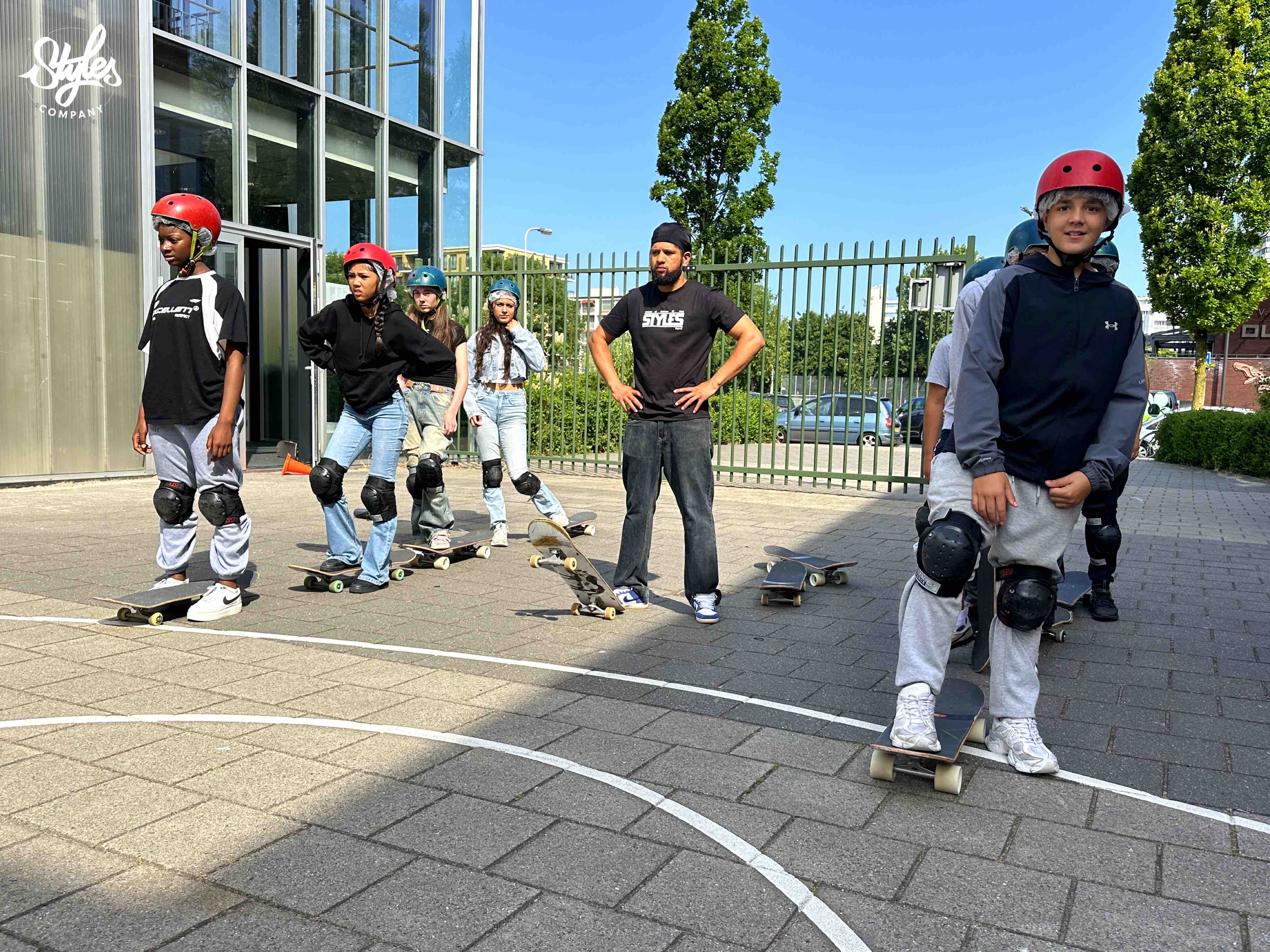 Skateboard workshop, CJP, CKV URBAN ARTS Project MARIS COLLEGE door Styles Company