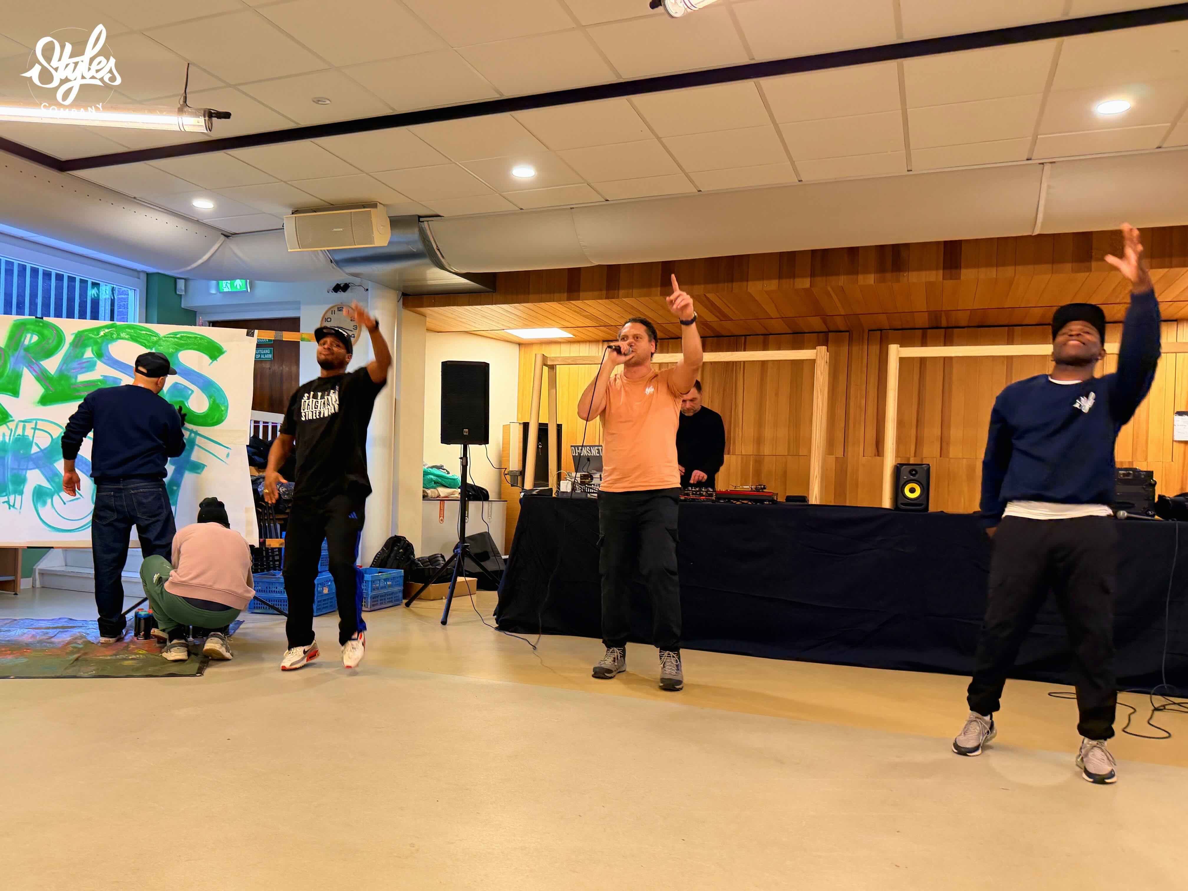 Urban Arts CKV-dag bij Gymnasium Sorghvliet door Styles Company