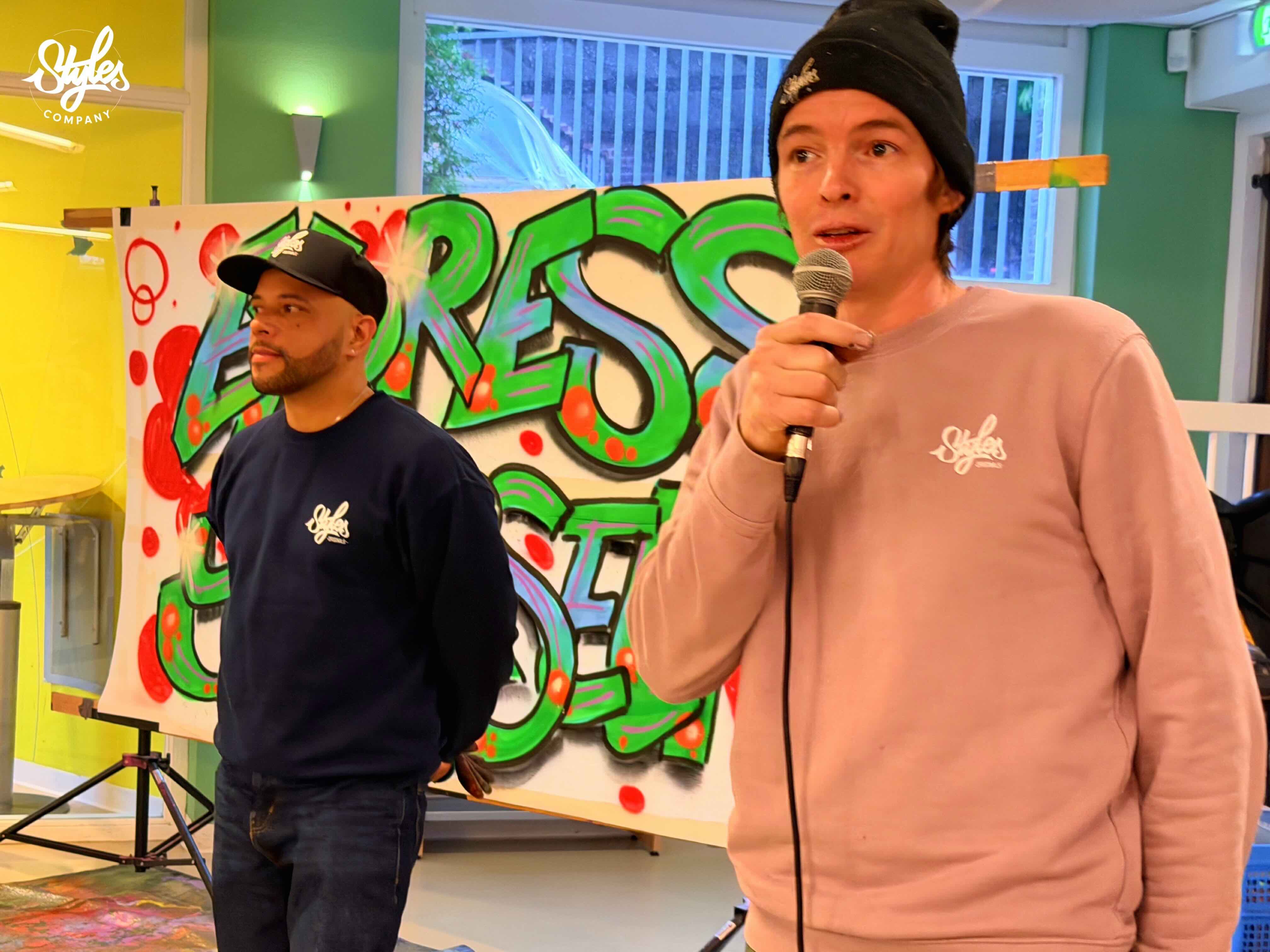 Urban Arts CKV-dag bij Gymnasium Sorghvliet door Styles Company
